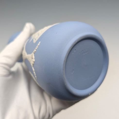 英國復古 Wedgwood Jasperware 淡藍色花瓶